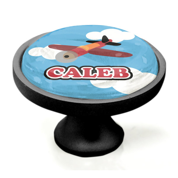 Airplane Black Custom Cabinet Knob (Side)