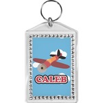 Airplane Bling Keychain (Personalized)