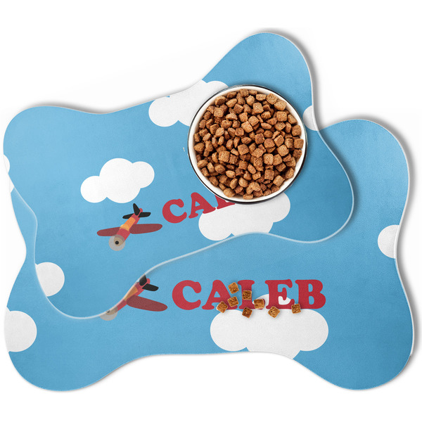 Airplane Bone Shaped Dog Mats - MAIN