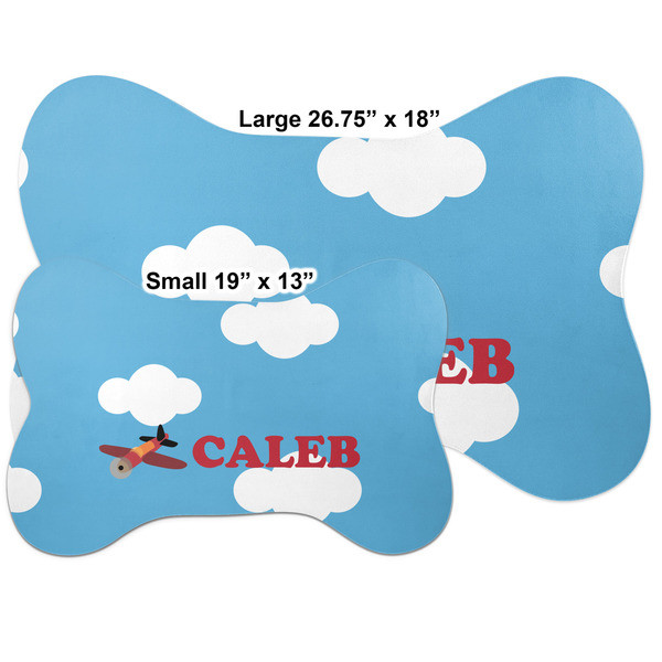 Airplane Bone Shaped Mat Comparison