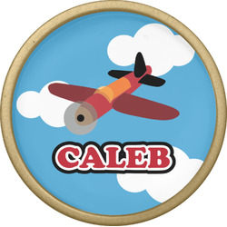 Airplane Cabinet Knob - Gold (Personalized)