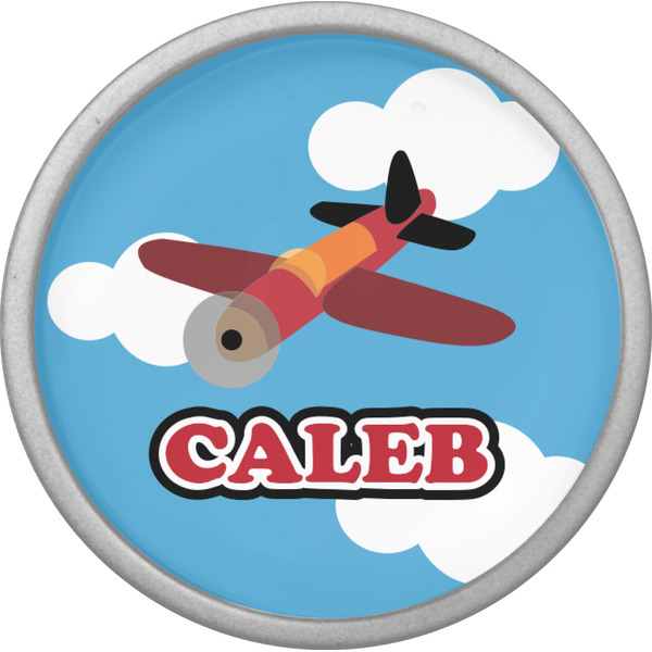 Airplane Cabinet Knob - Nickel - Front