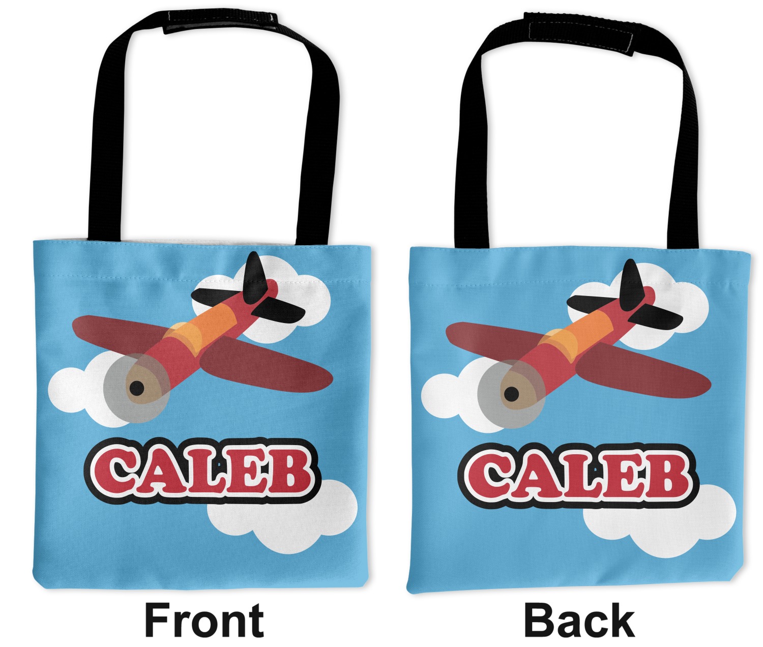 Custom Airplane Auto Back Seat Organizer Bag (Personalized)