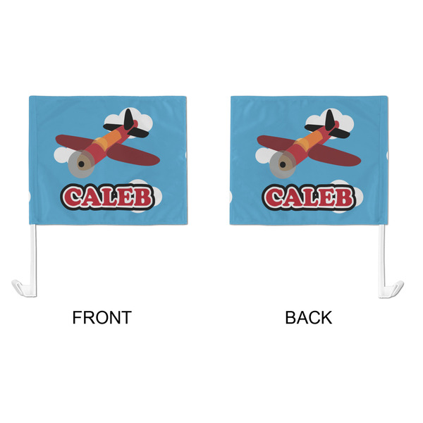 Airplane Car Flag - Large - APPROVAL