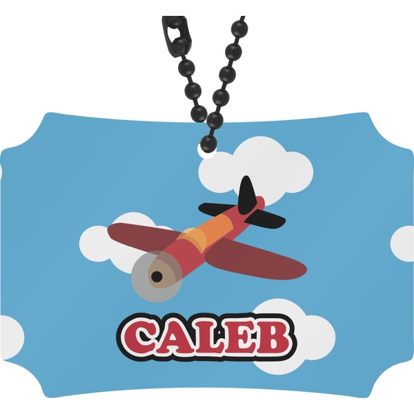 Custom Airplane Rear View Mirror Ornament (Personalized)