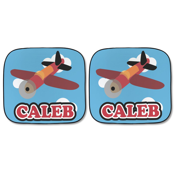Airplane Car Sun Shades - FRONT