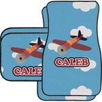 Airplane Car Floor Mats Set - 2 Front & 2 Back (Personalized)