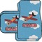 Airplane Car Floor Mats Set - 2 Front & 2 Back (Personalized)