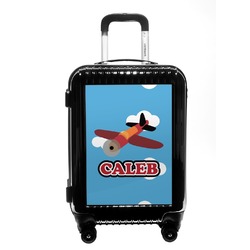 Airplane Carry On Hard Shell Suitcase (Personalized)