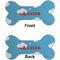 Airplane Ceramic Flat Ornament - Bone Front & Back (APPROVAL)