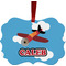 Airplane Christmas Ornament (Front View)