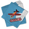 Airplane Cloth Napkins - Personalized Lunch (PARENT MAIN Set of 4)