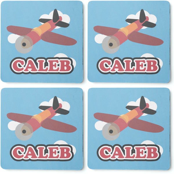 Airplane Coaster Rubber Back - Apvl
