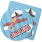 Airplane Rubber Backed Coaster (Personalized)