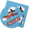 Airplane Rubber Backed Coaster (Personalized)