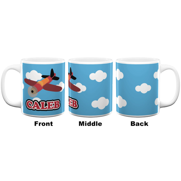 Airplane Coffee Mug - 11 oz - White APPROVAL