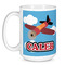 Airplane Coffee Mug - 15 oz - White