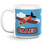 Airplane 20 Oz Coffee Mug - White (Personalized)