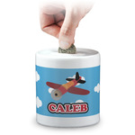 Airplane Coin Bank (Personalized)