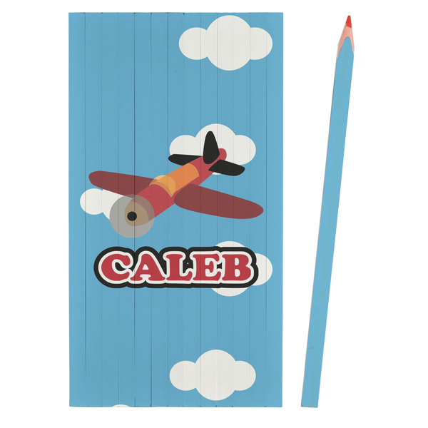 Airplane Colored Pencils - Front View