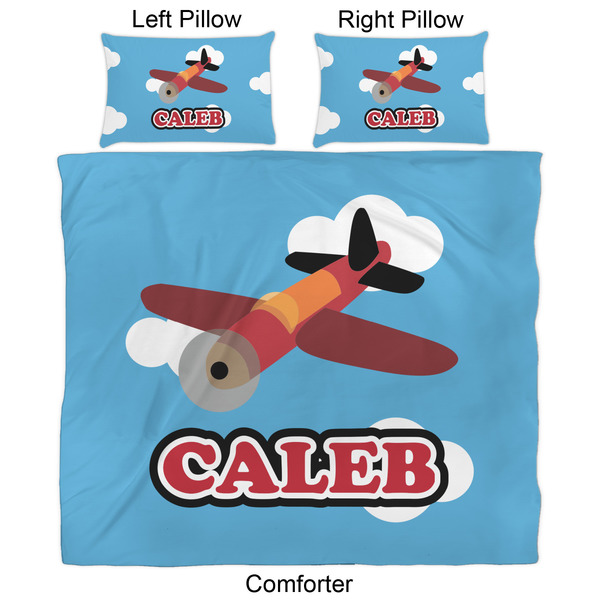 Airplane Comforter Set - King - Approval