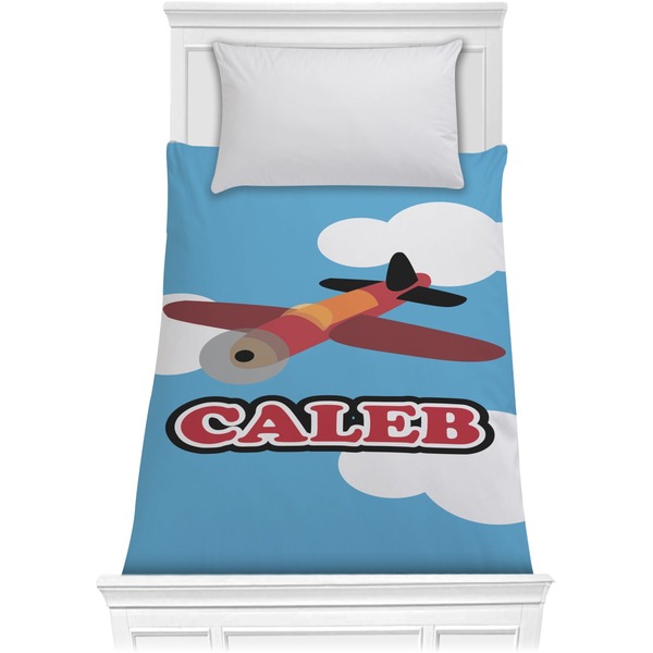 Custom Airplane Comforter - Twin (Personalized)