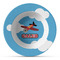 Airplane Plastic Bowl - Microwave Safe - Composite Polymer (Personalized)
