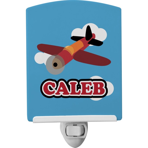 Custom Airplane Ceramic Night Light (Personalized)