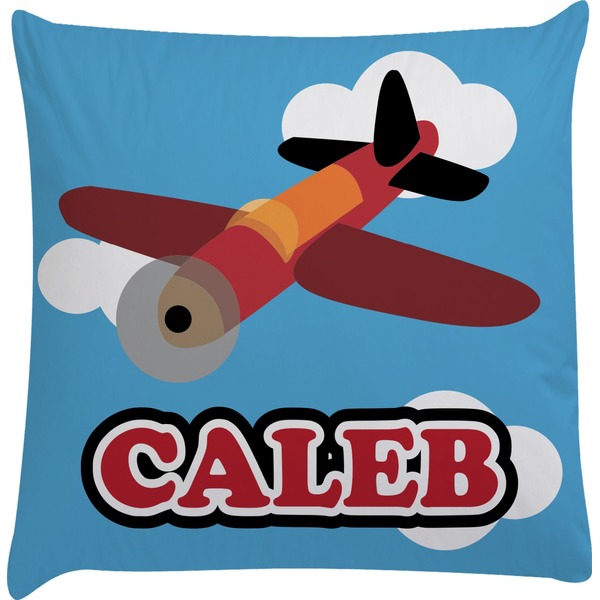 Custom Airplane Decorative Pillow Case (Personalized)