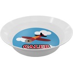 Airplane Melamine Bowl - 12 oz (Personalized)