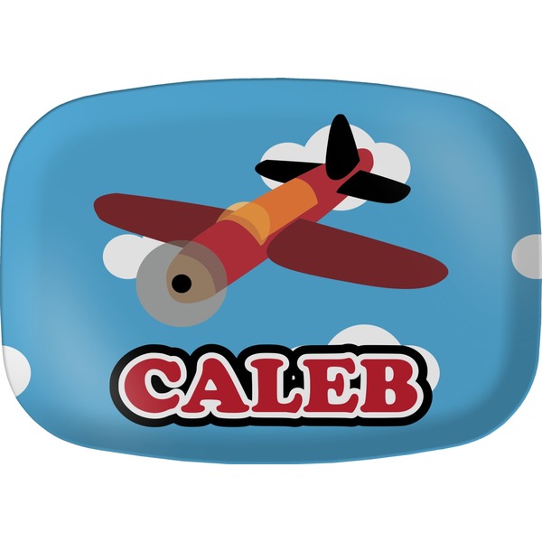 Custom Airplane Melamine Platter (Personalized)