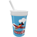 Airplane Sippy Cup with Straw (Personalized)