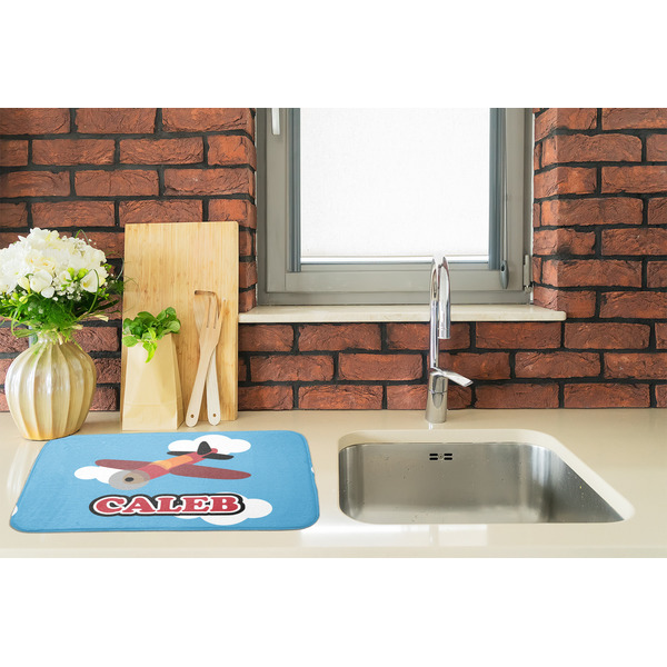 Airplane Dish Drying Mat - LIFESTYLE 2