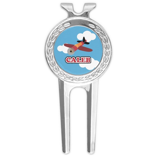 Custom Airplane Golf Divot Tool & Ball Marker (Personalized)