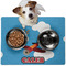 Airplane Dog Food Mat - Medium LIFESTYLE