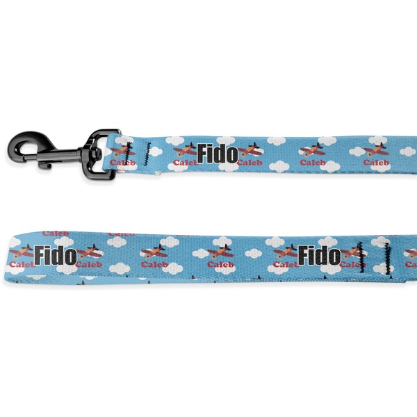 Custom Airplane Deluxe Dog Leash - 4 ft (Personalized)