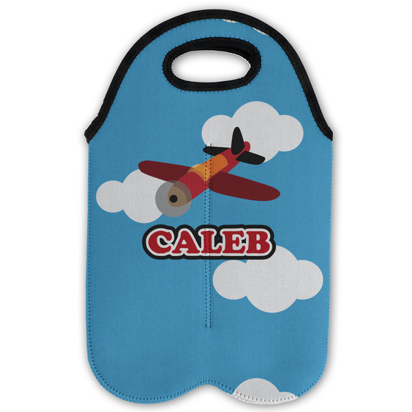 Airplane Double Wine Tote - Flat (new)