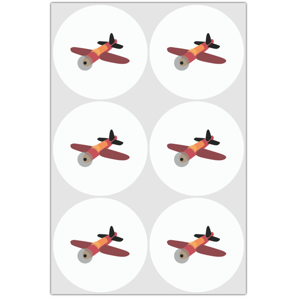 Airplane Drink Topper - Large - Set of 6