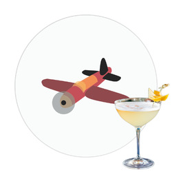 Airplane Printed Drink Topper