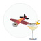 Airplane Drink Topper - Large - Single with Drink