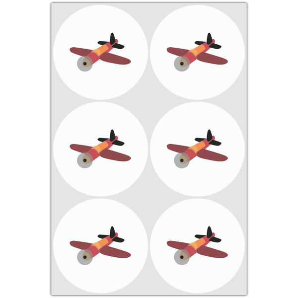 Airplane Drink Topper - XLarge - Set of 6