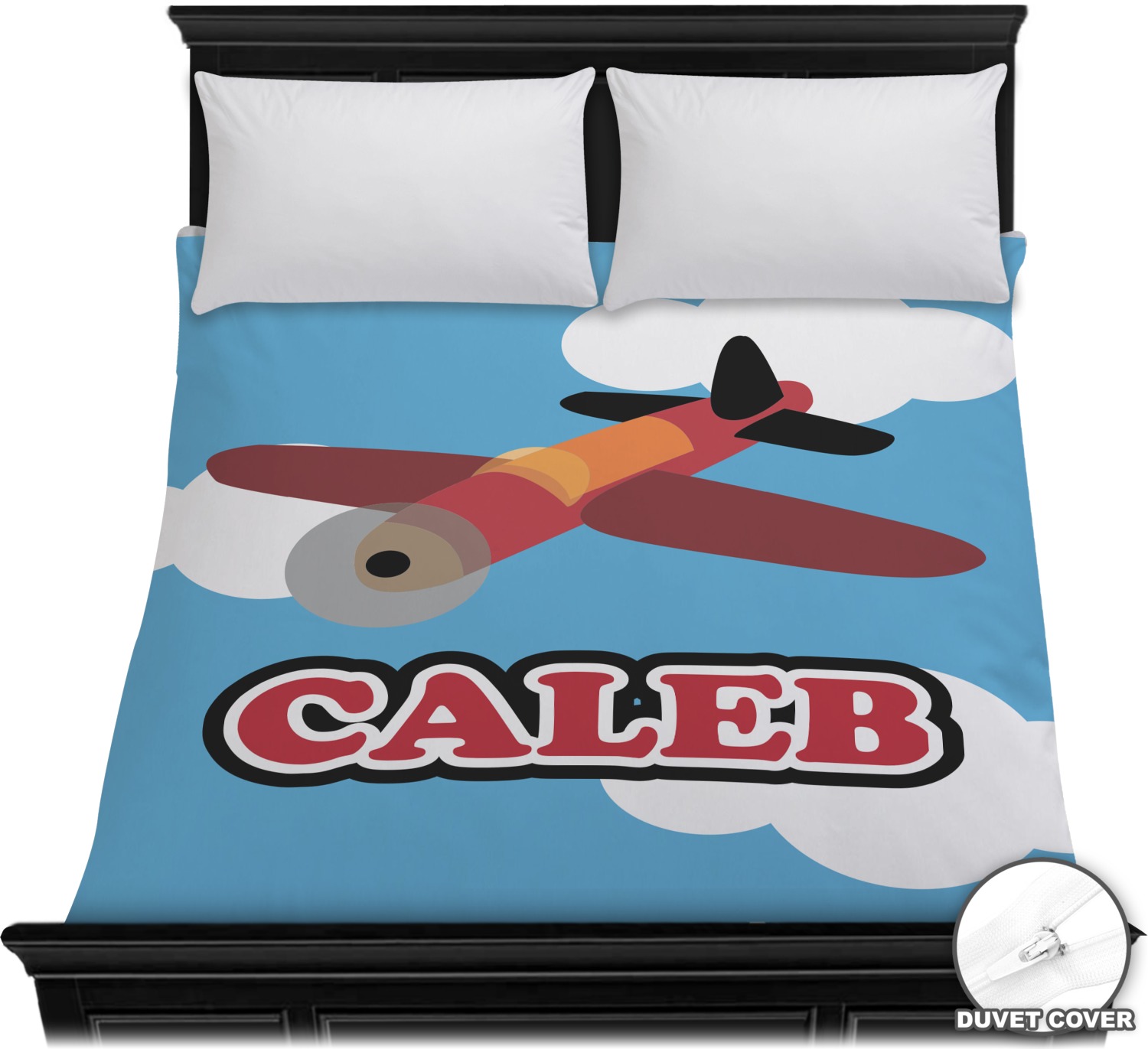Airplane Duvet Cover Personalized Youcustomizeit