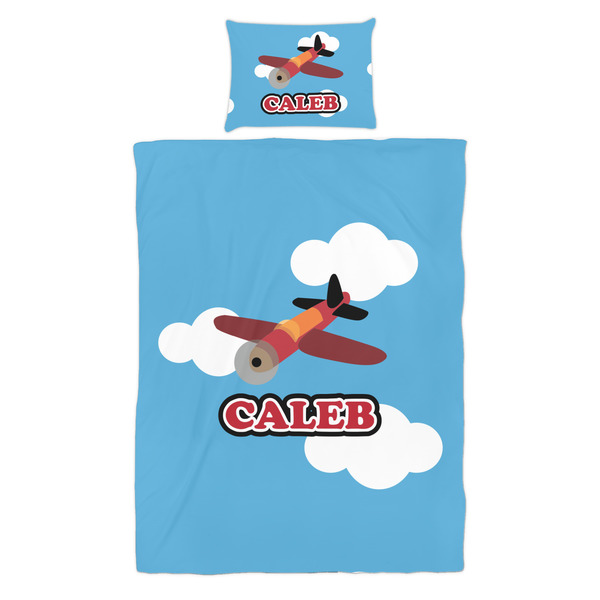 Airplane Duvet Cover Set - Twin - Alt Approval