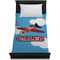 Airplane Duvet Cover - Twin - On Bed - No Prop