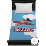 Airplane Duvet Cover - Twin (Personalized)