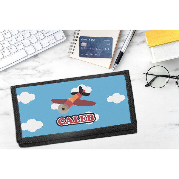 Airplane DyeTrans Checkbook Cover - LIFESTYLE