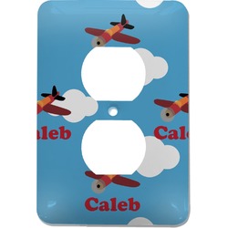 Airplane Electric Outlet Plate (Personalized)