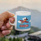 Airplane Espresso Cup - 3oz LIFESTYLE (new hand)