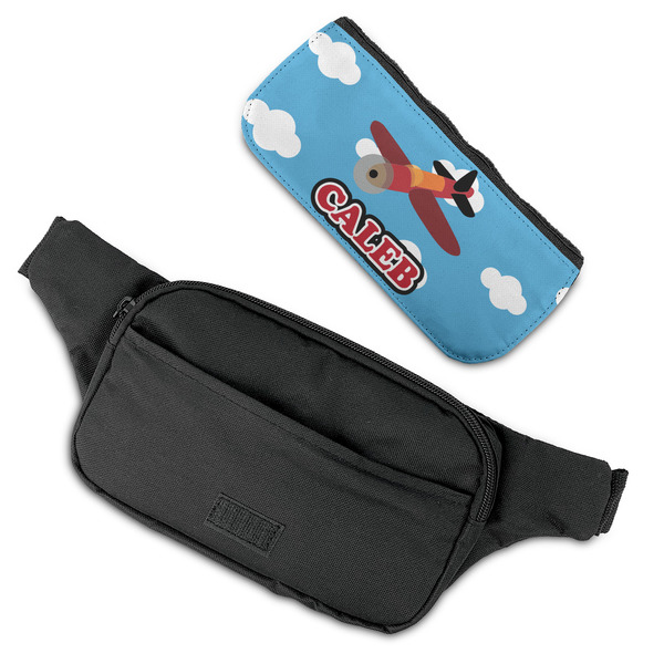 Airplane Fanny Packs - FLAT (flap off)
