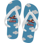 Airplane Flip Flops - XSmall (Personalized)